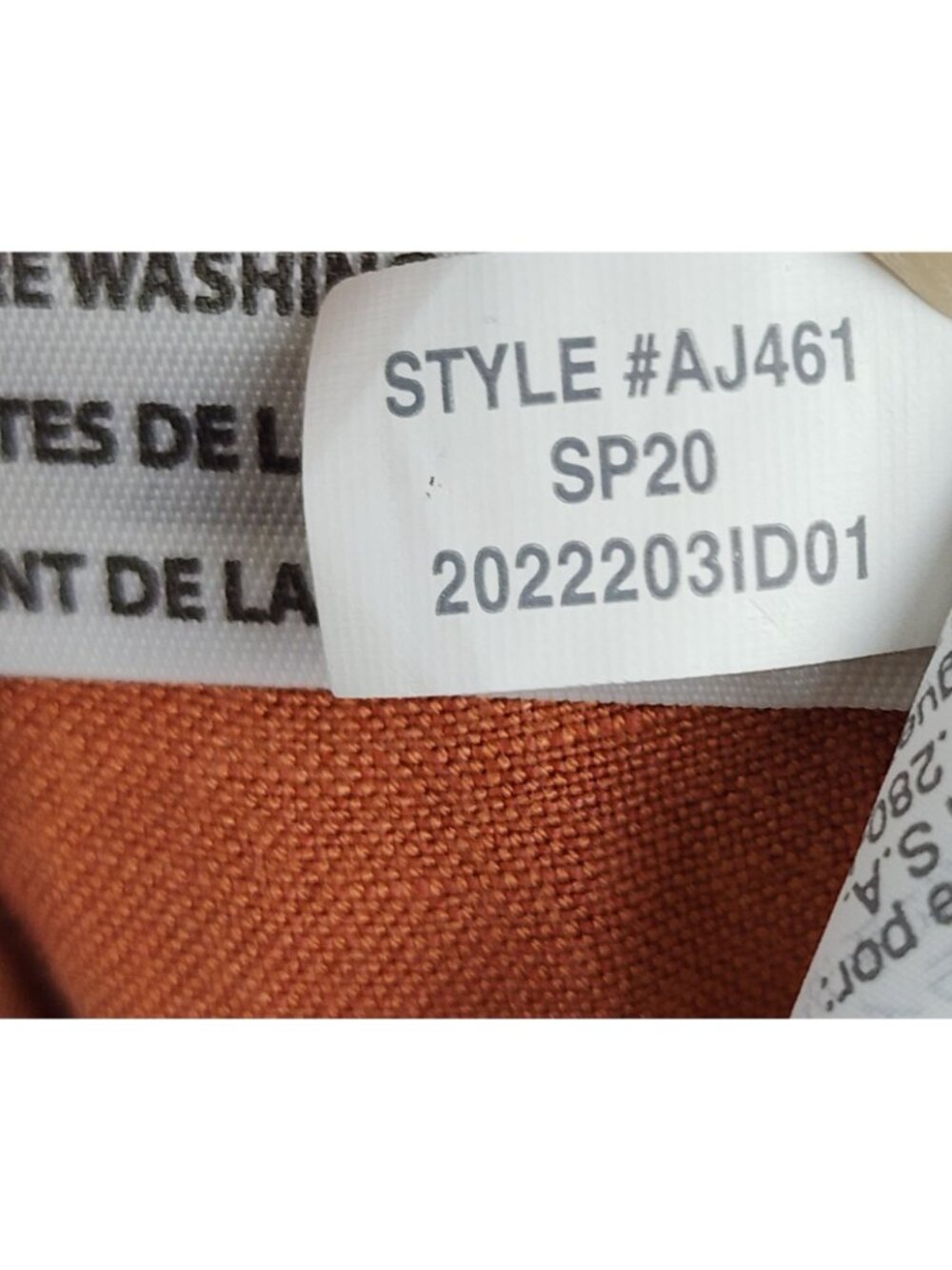 Madewell Pants Womens 12 Rust Linen-Blend Paperbag Pleated High Waist Pant - Picture 10 of 10